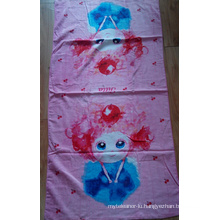 (BC-BT1022) Fashionable Design 100% Velvet Beach Towel